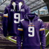 Minnesota Vikings Custom Jersey Hoodie 2024