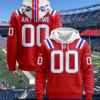 New England Patriots Custom Jersey Hoodie 2024