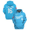 Kansas City Royals Custom Name Number Jersey Hoodie