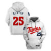 Minnesota Twins Custom Name Number Jersey Hoodie