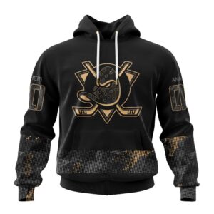Anaheim Ducks Personalized Military Appreciation Design