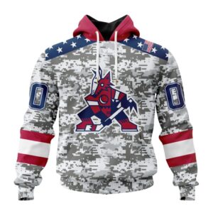 Arizona Coyotes Special Camo Design For Veterans Day