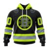 Boston Bruins Specialized Unisex Kits With FireFighter Uniforms Color