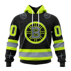 Boston Bruins Specialized Unisex Kits With FireFighter Uniforms Color