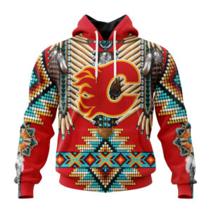 NHL Calgary Flames Special Native Costume Design
