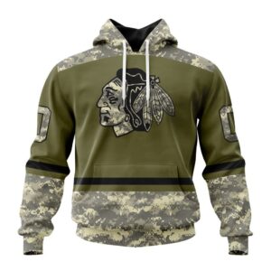 NHL Chicago Blackhawks Special Military Appreciation Design