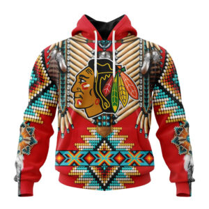 NHL Chicago Blackhawks Special Native Costume Design