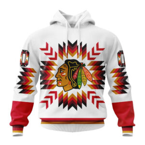 NHL Chicago Blackhawks Special Design With Native Pattern
