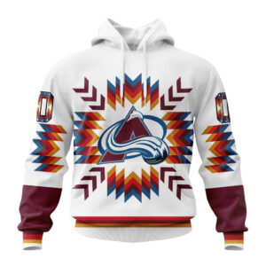 NHL Colorado Avalanche Special Design With Native Pattern