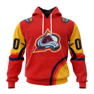 NHL Colorado Avalanche Special ALL-Star Game Design With Florida Sunset