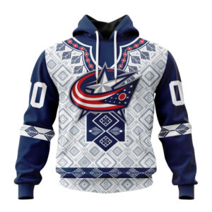 NHL Columbus Blue Jackets Special Native Heritage Design