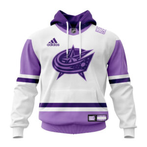 NHL Columbus Blue Jackets Personalize 2023 Hockey Fight Cancer