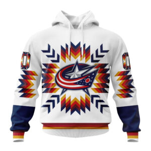 NHL Columbus Blue Jackets Special Design With Native Pattern