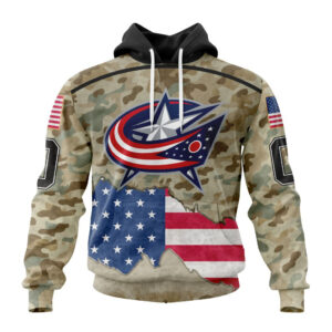 NHL Columbus Blue Jackets | Specialized Kits For United State With Camo Color
