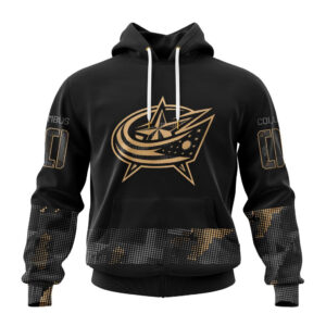 NHL Columbus Blue Jackets Personalized Military Appreciation Design