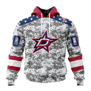 NHL Dallas Stars Special Camo Design For Veterans Day