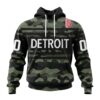 NHL Detroit Red Wings Special Military Appreciation Design