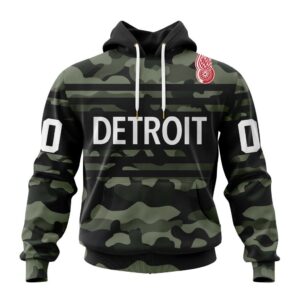 NHL Detroit Red Wings Special Military Appreciation Design