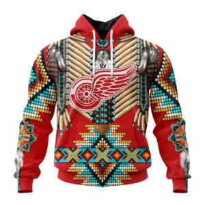 NHL Detroit Red Wings Special Native Costume Design