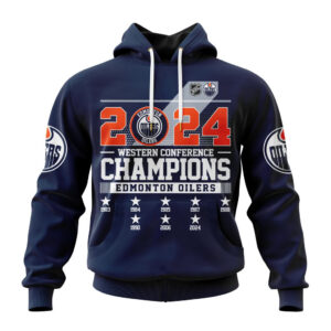 NHL Edmonton Oilers 2024 Western Conference Champions