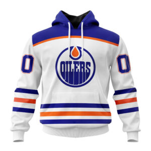 NHL Edmonton Oilers Personalize White Away Kits