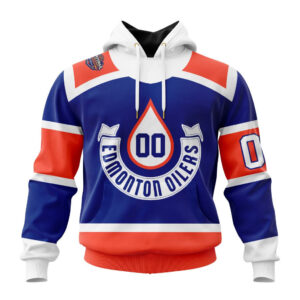 NHL Edmonton Oilers Blue 2023 Heritage Classic