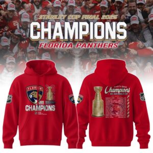 NHL Florida Panthers Special 2025 Stanley Cup Champions Design