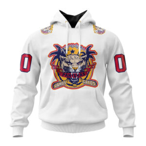 NHL Florida Panthers Special Vamos Gatos White Design