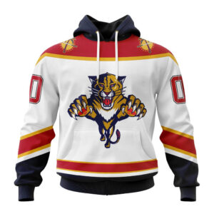 NHL Florida Panthers Special White Vintage Design
