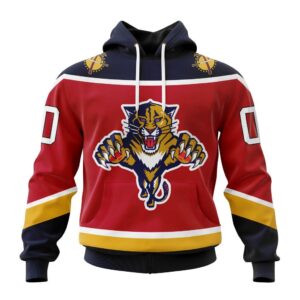 NHL Florida Panthers Special Red Vintage Design