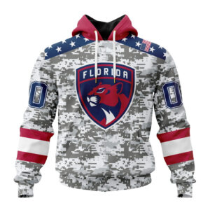 NHL Florida Panthers Special Camo Design For Veterans Day