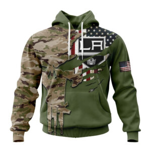 NHL Los Angeles Kings Special Camo Skull Design