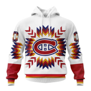 NHL Montreal Canadiens Special Design With Native Pattern