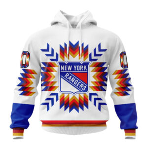 NHL New York Rangers Special Design With Native Pattern