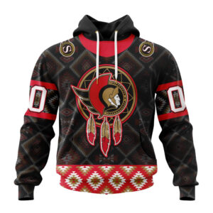NHL Ottawa Senators Special Design With Native Pattern