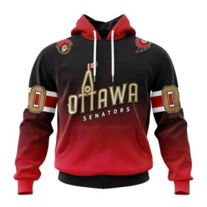 NHL Ottawa Senators Special Retro Gradient Design