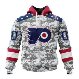 NHL Philadelphia Flyers Special Camo Design For Veterans Day