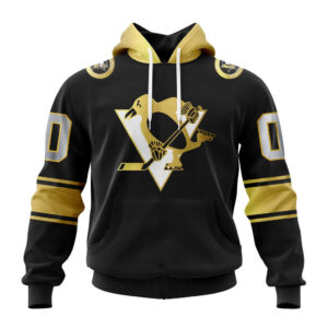 NHL Pittsburgh Penguins Special Black And Gold Design