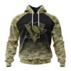 NHL Pittsburgh Penguins Special Camo Design For Veterans Day
