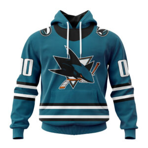 NHL San Jose Sharks Personalized Home Kits