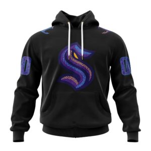 NHL Seattle Kraken Personalized Black History Month Design