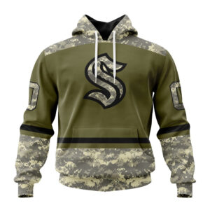NHL Seattle Kraken Special Military Appreciation Design