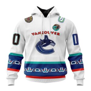 NHL Vancouver Canucks X Grizzlies White Orca Design