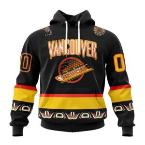 NHL Vancouver Canucks X Grizzlies Black Skate Design