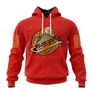 NHL Vancouver Canucks Lunar New Year 2025 Snake Design
