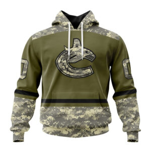 NHL Vancouver Canucks Special Military Appreciation Design