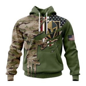 NHL Vegas Golden Knights Special Camo Skull Design