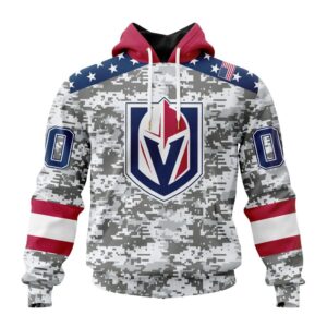 NHL Vegas Golden Knights Special Camo Design For Veterans Day