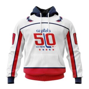 NHL Washington Capitals Special 50th Anniversary Away Kits