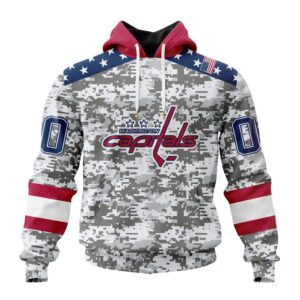 NHL Washington Capitals Special Camo Design For Veterans Day